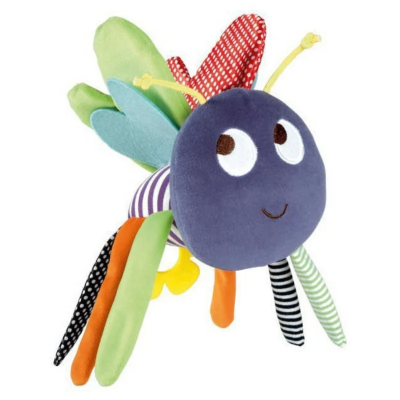 New Infant Newborn Baby Soft Bee Plush Toy Baby Pram Bed Bell Soft Hanging Baby Toys 3