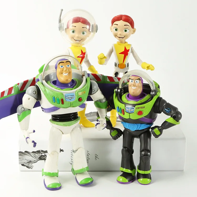 

Toy Story Space Series Buzz Lightyear Jessie Figurine Model Ornaments Garage Kit Toy Movable Joint