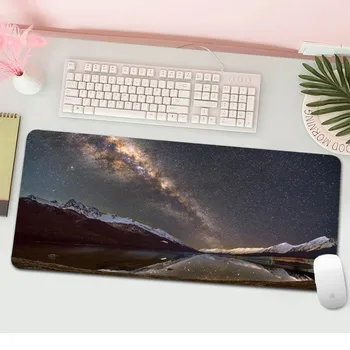 

Milky Way Galaxy Bulge Above Mountain Large Mouse pad PC Computer mat Size for 18*22 20*25 25*29 30*90 and 40*90cm