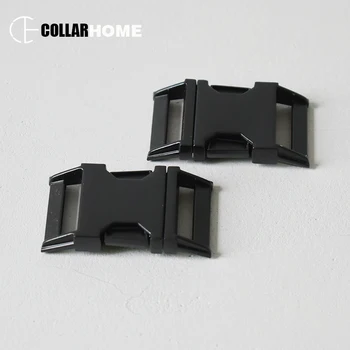 

200pcs Metal side release buckle durable belt strap snap hook 1 Inch 25mm webbing for DIY bag dog pet collar accessories black
