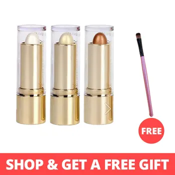 

HANDAIYAN High Light Embellish Contour Highlighter Pencil Brighten Skin Face Illuminator Makeup Bronzers Cosmetic Concealer Base