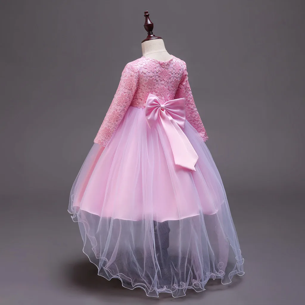 ARLONEET christmas costumes for girls Rainbow Splice Princess Pageant Gown Birthday Party Dresses girls dresses for wedding