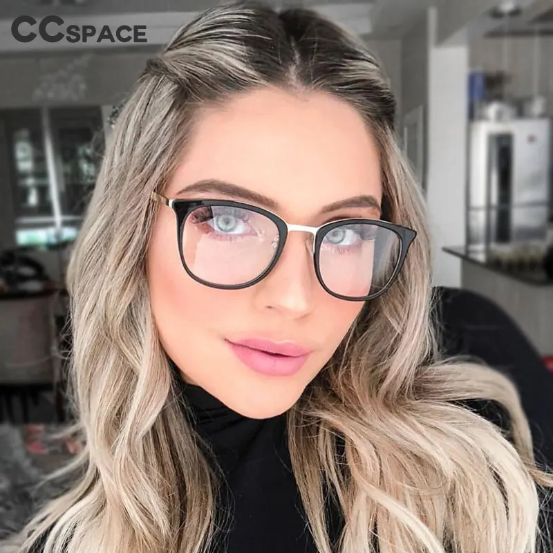 45937 TR90 Anti-blue Light Round Glasses Frames Men Women Optical Fashion Computer Glasses