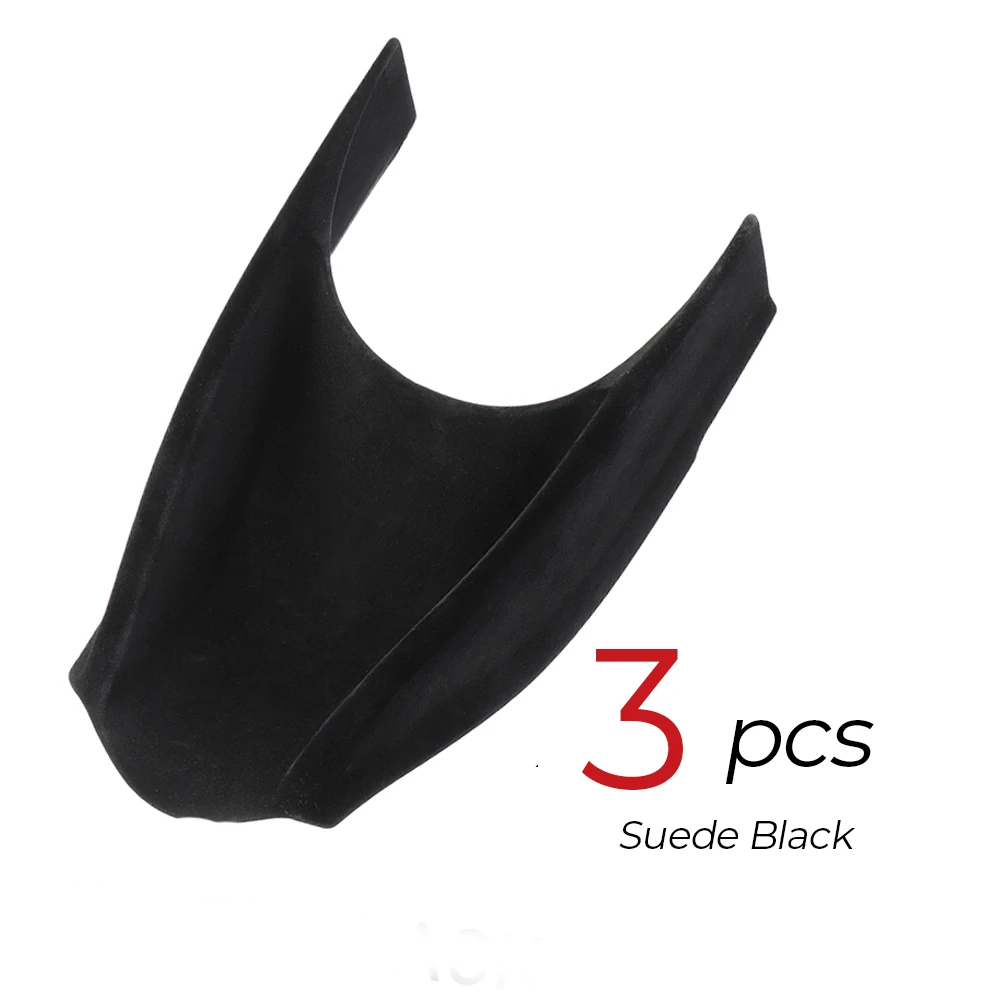 3 x SUEDE BLACK Автомобильный подлокотник, коробка для хранения, контейнер, перчатка, авто органайзер для Smart 453 fortwo forfour-, аксессуары для mercedes - Название цвета: 3 x SUEDE BLACK