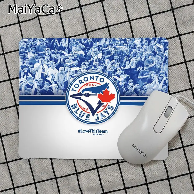 Maiya высокое качество Toronto Blue Jays противоскользящие прочные силиконовые компьютерные коврики Лидер продаж подставка под руку мышь