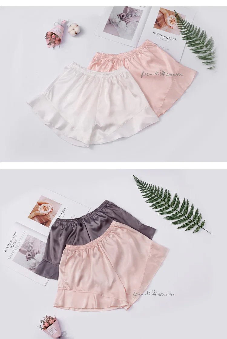 Slip Femme En Faux Satin Soyeux - Coupe Courte, Taille Unique - Souple Et Confortable - Neuf Avec étiquettes