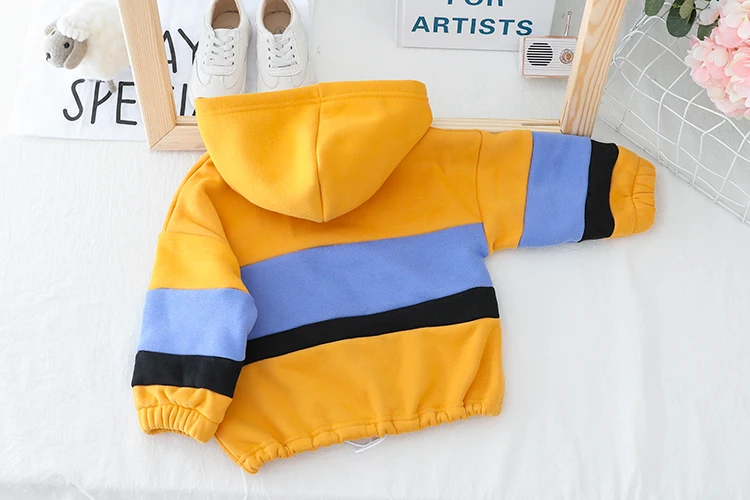 Autumn Winter Baby Infant Clothes Suits Toddler Boys Clothing Sets Striped Hooded Letter Coat Pants Kids Children Costume