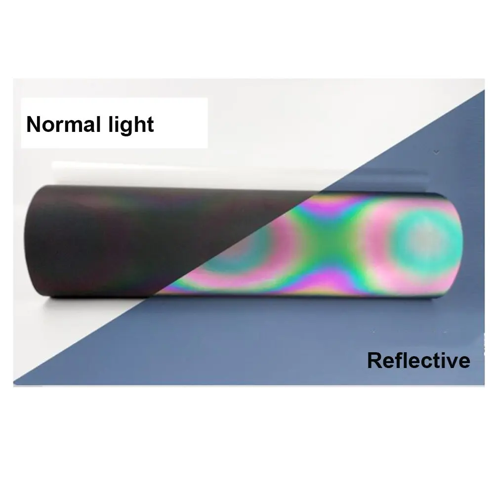 Теплопередающая виниловая Светоотражающая Радужная пленка HTV для теплового