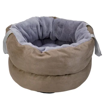 

Portable Winter Warm Indoor With Handles Furniture Protection Soft Plush Pet Bed High Walls Design Home Universal Dog Cat