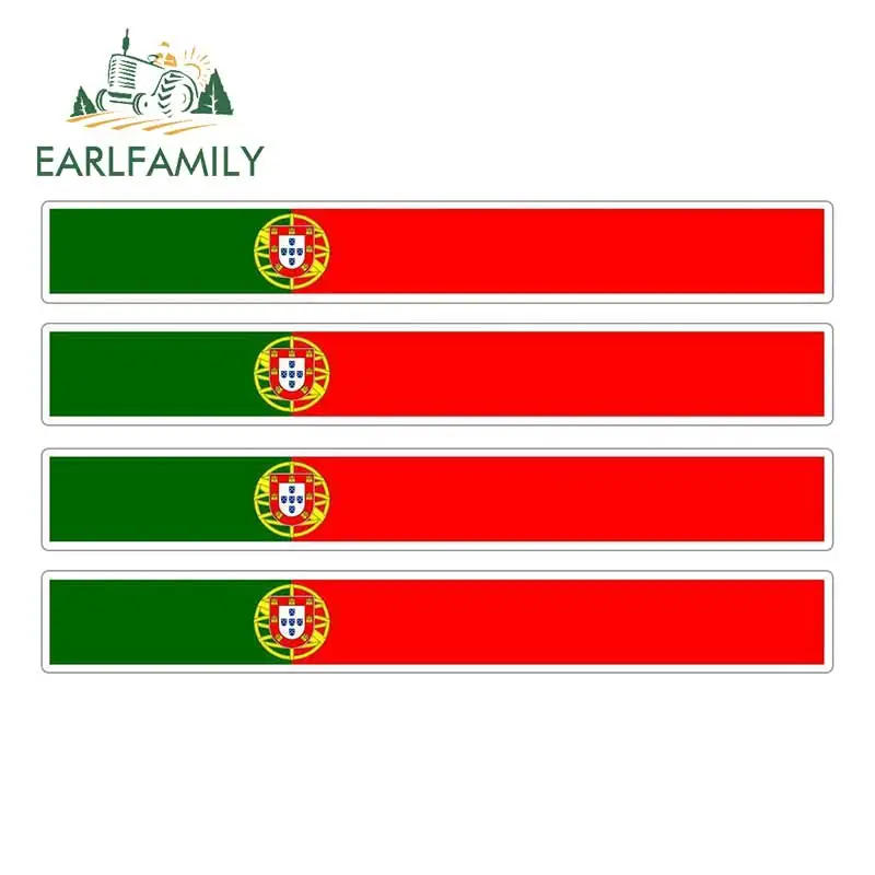 EARLFAMILY 13 см x 1 7 4 шт. полосатый Автомобильный флаг для мотогонок Наклейка на окно