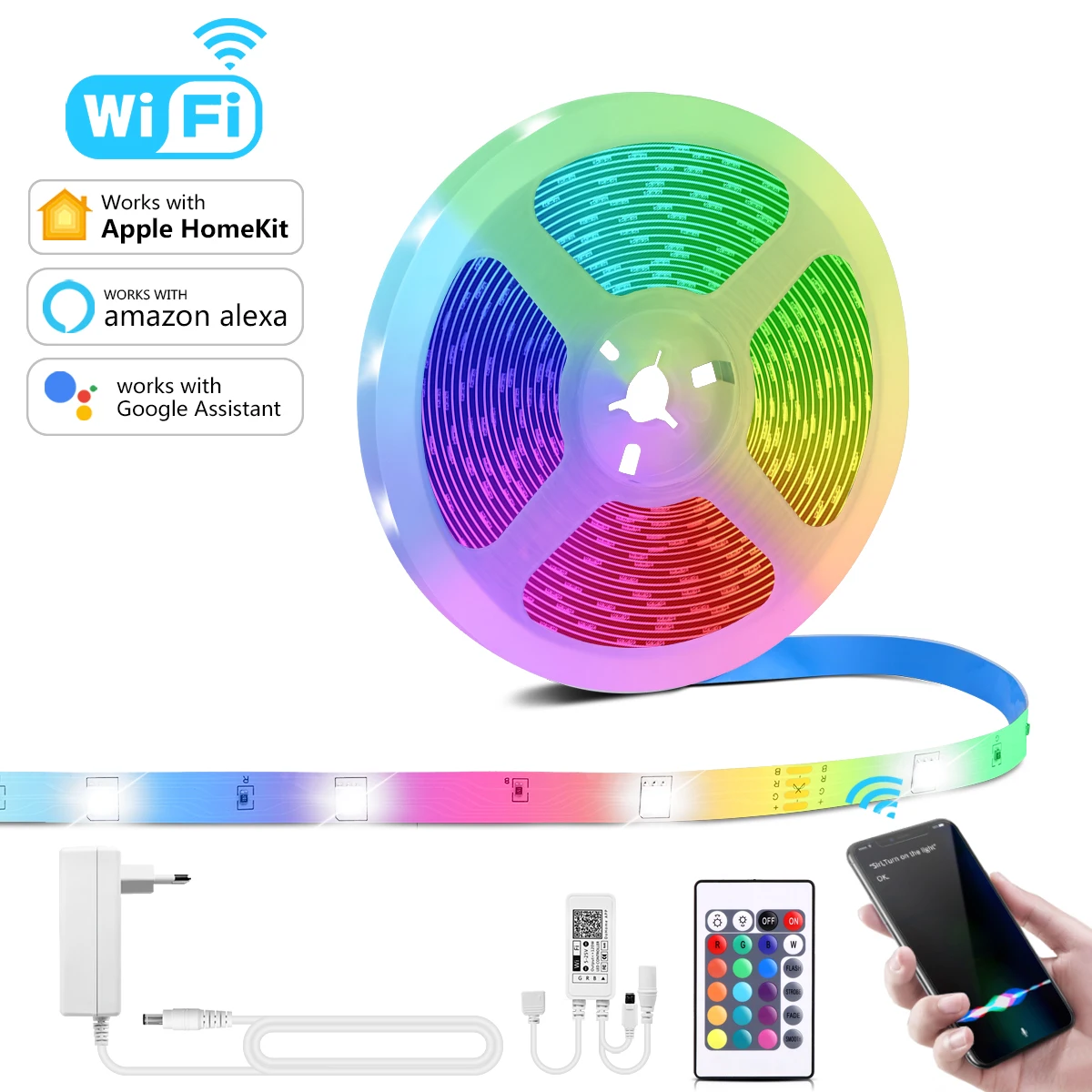 Smart LED Strip RGB Alexa/Google/Homekit | Led Lights Mood