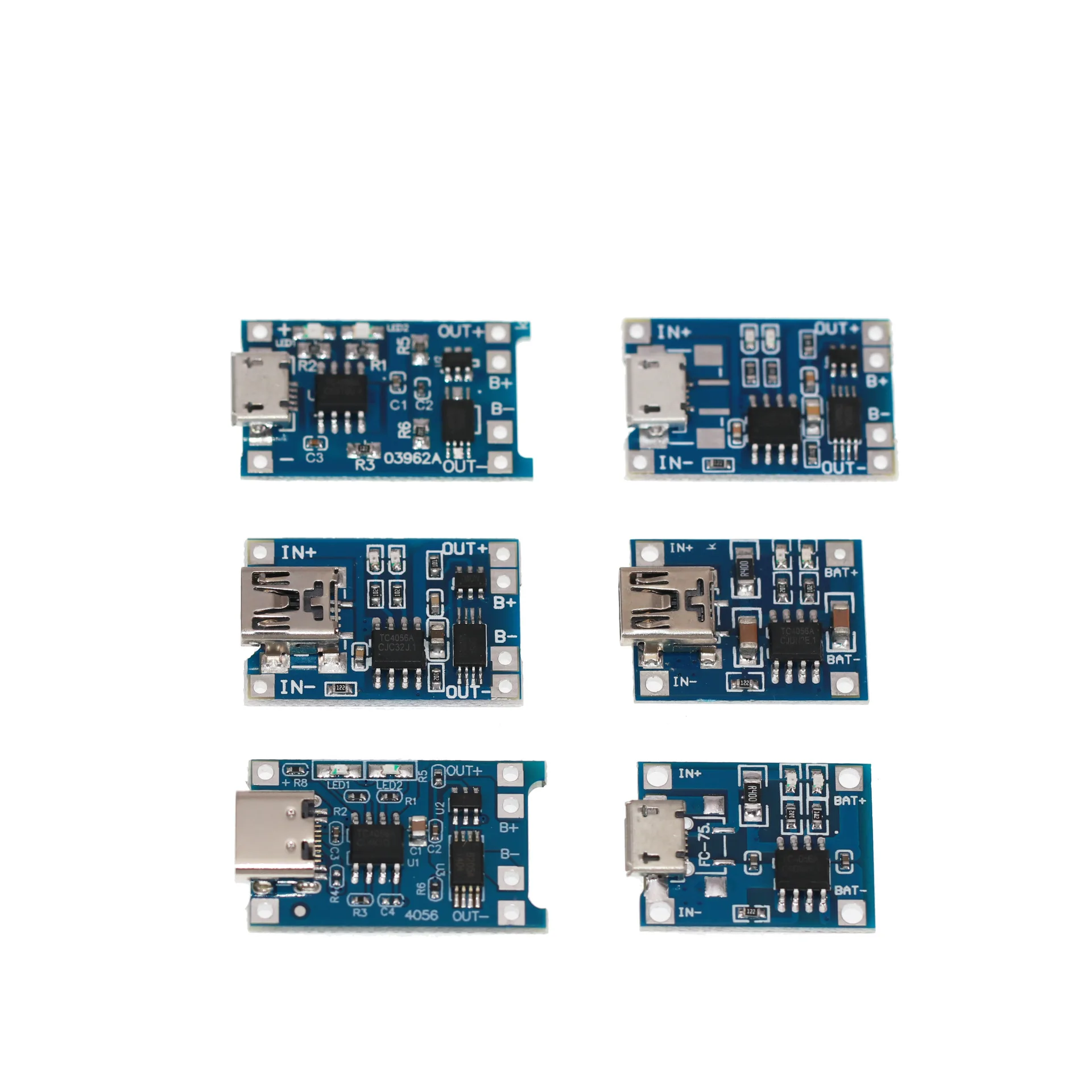 5 шт. TP4056 Micro usb type C Mini Plug 5 в 1A 18650 литиевая батарея Защитная плата для зарядки TE585 Lipo зарядное устройство модуль