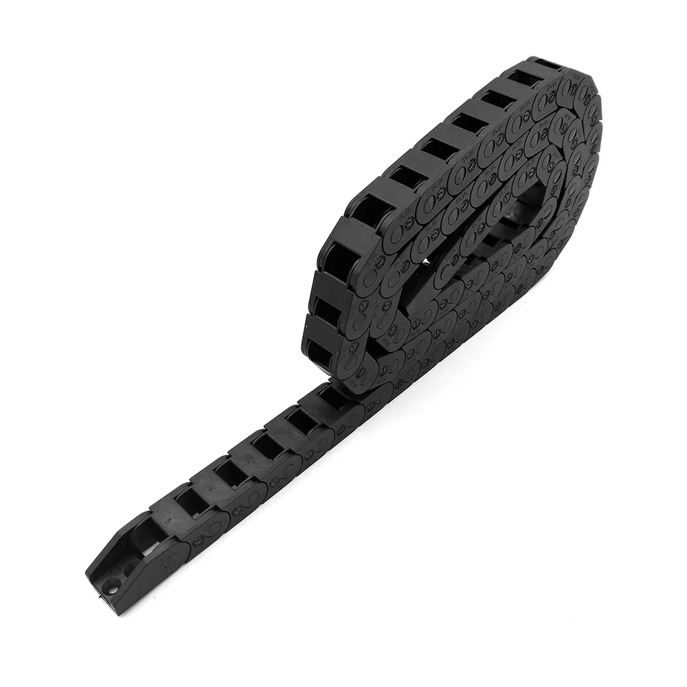 

1 Meter 10x10mm Wire Carrier Cable Drag Chain Bridge no-opening Engraving Machine Roller Plastic Transmission Chain Freeshipping