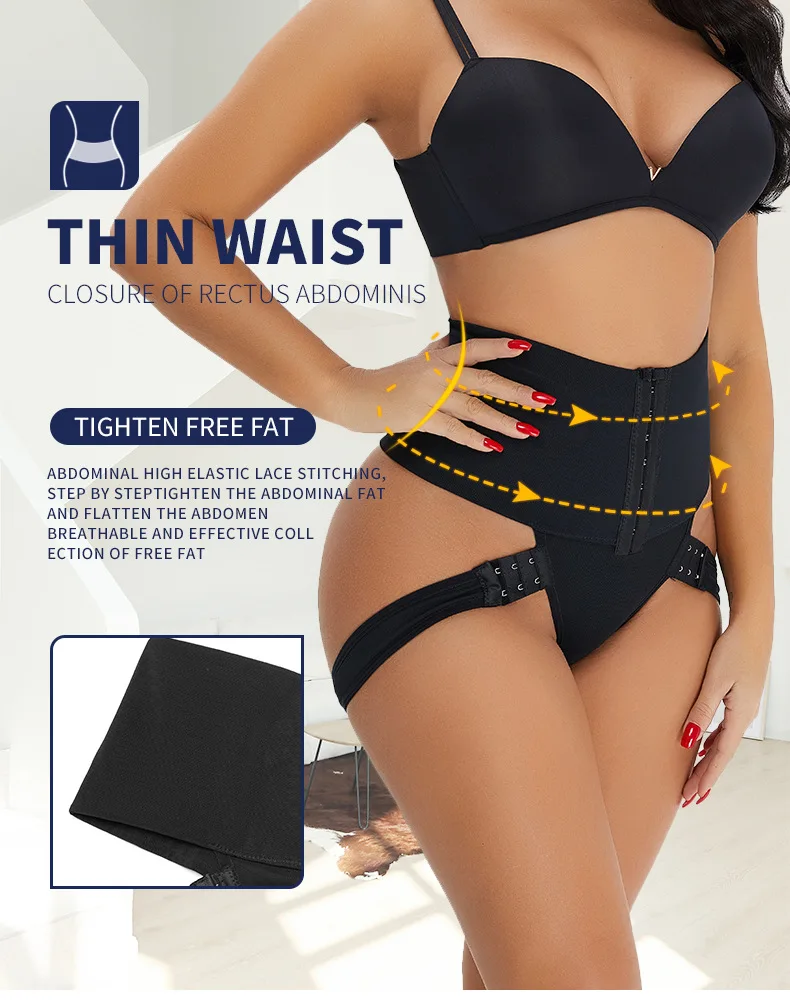 Women's Butt Lifter Hip Enhancer Underwear High-Waist Tummy Slimming Control Panty Thong Shapewear for Women Tummy Control Slim