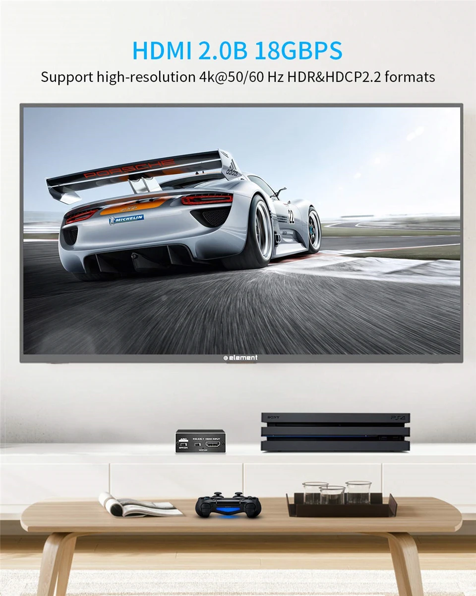 Лучший HDMI 2,0 аудио экстрактор поддержка 4K 60Hz YUV 4:4:4 HDR HDMI аудио конвертер адаптер CEC HDMI в оптический TOSLINK SPDIF