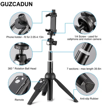 

Wireless Bluetooth Selfie Stick + Mini Selfie Tripod with Remote Control Universal for Iphone Huawei Smartphones Selfie Stick