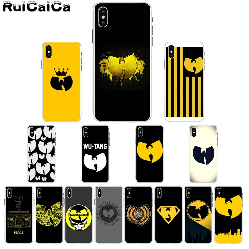 

RuiCaiCa Wu-Tang Wu Tang Clan Ultra Thin Cartoon Painted Beautiful Phone Case for Apple iPhone 8 7 6 6S Plus X XS MAX 5 5S SE XR