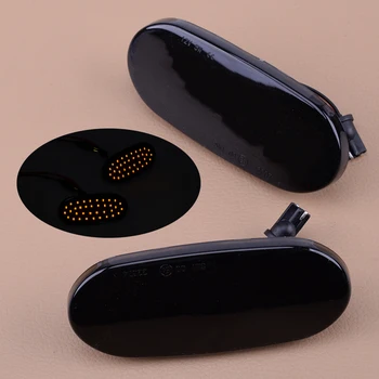 

2pcs Car Black Lens LED Side Marker Indicator Lamp Light Fit For Mercedes Benz Sprinter W906 VW Crafter
