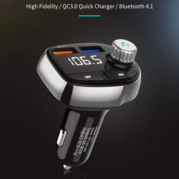 

Car Charger Bluetooth MP3 Player FM Music Radio Wireless Hands-free Dual USB SGA998