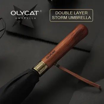 

New Long Handle Umbrella Sunshade Women Umbrella Rain Woman Umbrella Durable Windproof Female Parasol Men Business Golf Umbrella