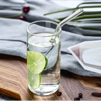 

Heat-resistant High Borosilicate Cups with Scale Children Milk Cup Baby Juice Breakfast Cup E2S