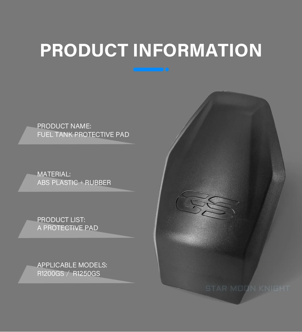 Motocicleta Gas Pantalla//Dep/ósito de Combustible de Goma Tankpad Pantalla adhesivo para B.M.W Motorrad v2