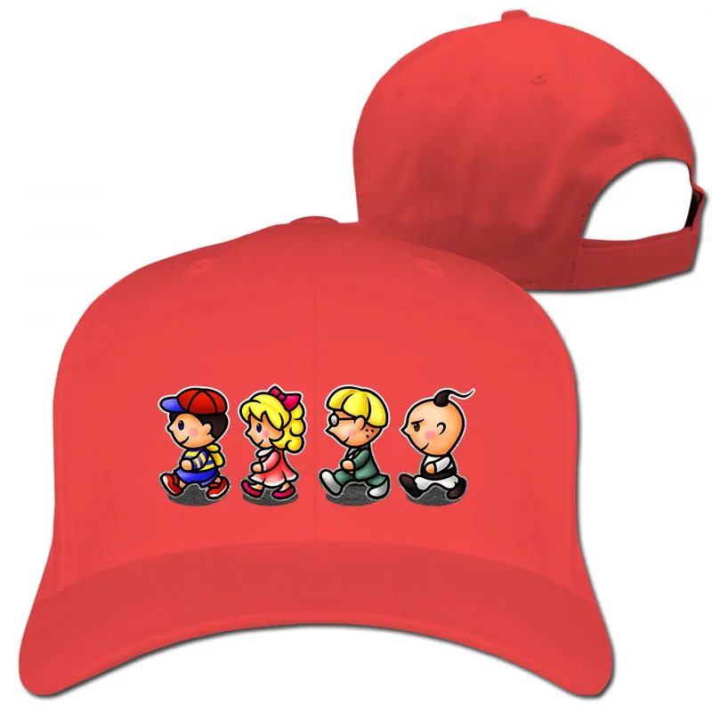 Бейсбольная кепка Earthbound для мужчин и женщин, Кепка-Дальнобойщик, модная Регулируемая Кепка - Цвет: 1-Red