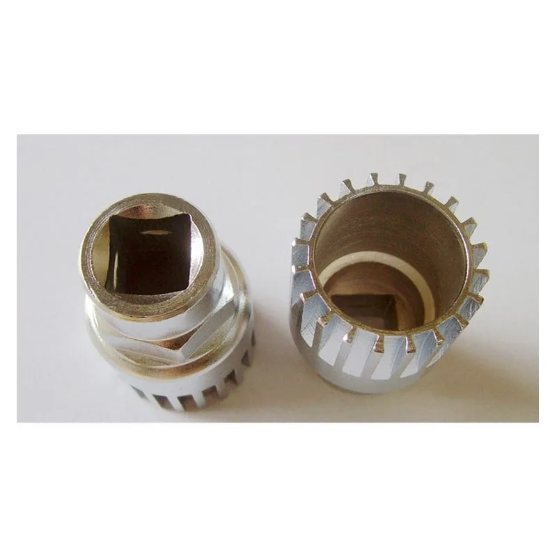 New Mountain Bicycle Split Square Hole Spline Shaft Sleeve Repair Restore Axes Tools Bottom Bracket Removal Sleeve