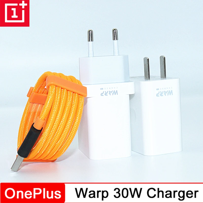 Оригинальный адаптер питания OnePlus Warp Charge 30 для быстрой зарядки 7 Pro|Зарядные