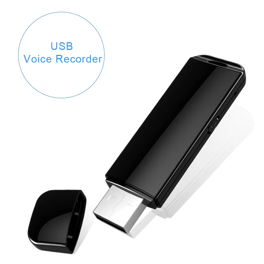 

QZT Mini USB Voice Recorder Small Flash Drives Recording Device Micro Digital Audio Sound Recorder Mini Voice Activated Recorder