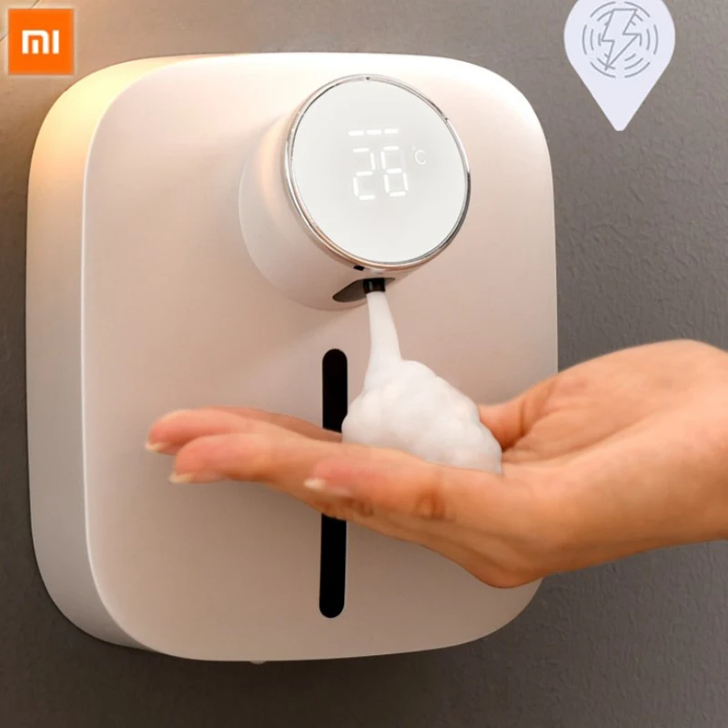 Диспенсер для жидкого мыла Xiaomi настенный перезаряжаемый с дисплеем температуры |