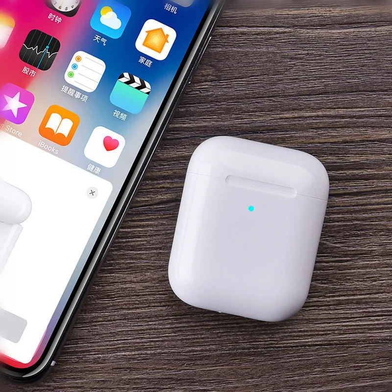 Battery Display Wireless Charging Earbuds Mini aire 2 TWS Pop-ups Smart Touch Bluetooth 5.0 Earphone for Samsung Xiaomi Huawei