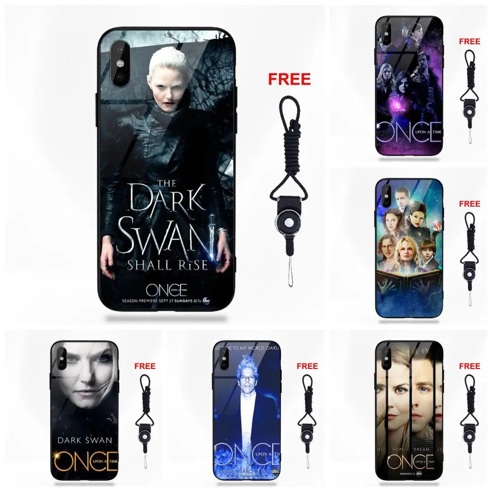 Tempered Glass Phone Coque Once Upon A Time For Galaxy S8 S9 Plus Redmi 5 Note 5A 6 Huawei Honor 7X P20 Lite Mate 10 Pro | Мобильные