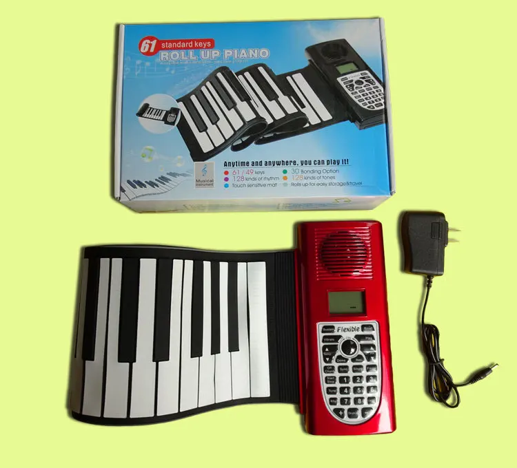 

Hand Roll Piano New Products 61 Key Silicone Electronic Piano Processing