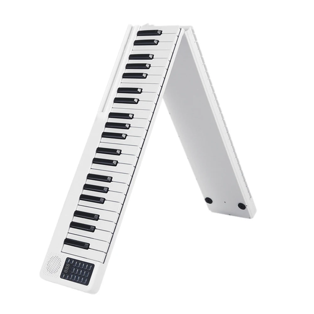Portable 88 Keys Foldable Piano Digital Piano Multifunctional Electronic Keyboard for Student Kid Musical Instrument