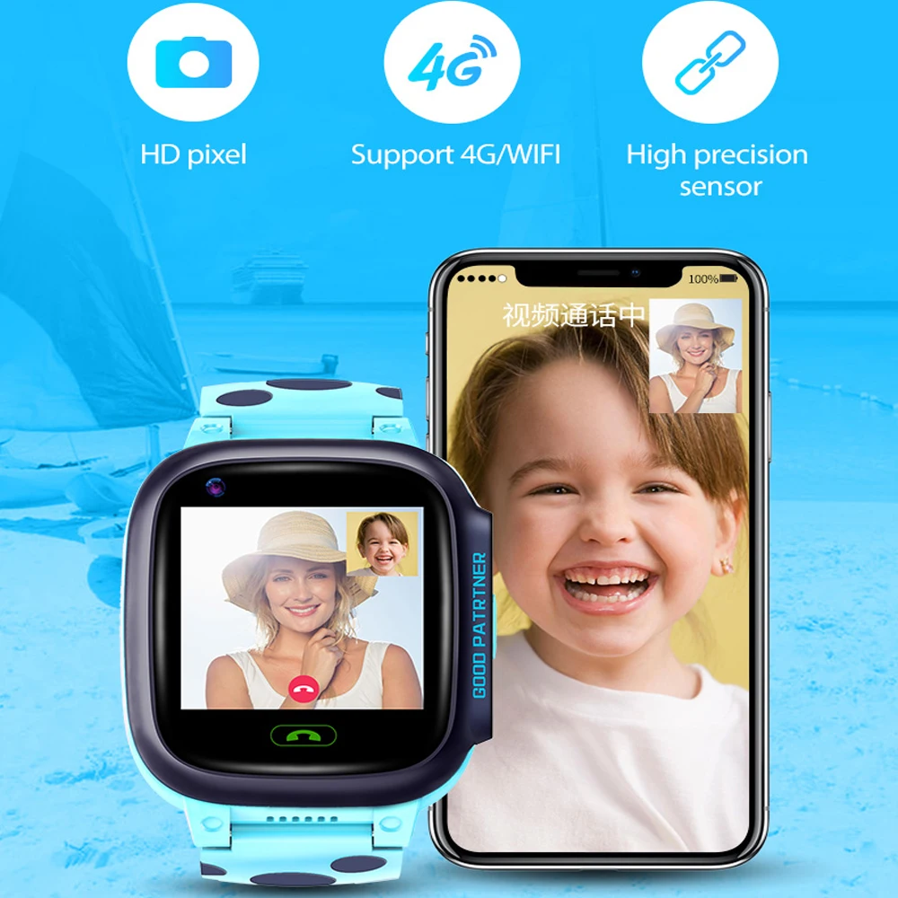 Greentiger Kids Smart Watch 4G GPS WIFI Tracking Video Call Waterproof SOS Voice Chat Children Smartwatch For Boy Girl VS A36E