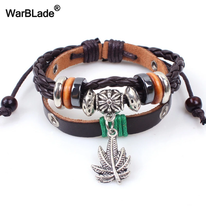 WBL Новая мода Evil Eye браслеты старинный браслет Многослойный кожаный браслеты с подвесками 10 шт. для мужчин и женщин