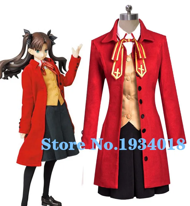 Anime Fate/stay Night Tohsaka Cosplay School Uniforms Perfect Custom For you |