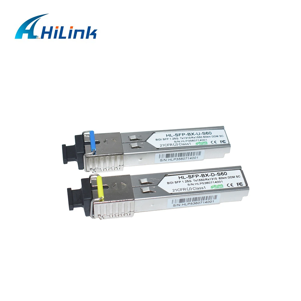 Бесплатная доставка! HL SFP BX D/U S60 1 25G BiDi волоконно оптический приемопередатчик sfp 25g