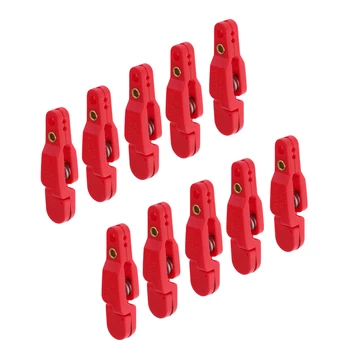 

4~10pcs Snap Release Clips for Weight Planer Board Kite Offshore Fishing Accessories Red Kit