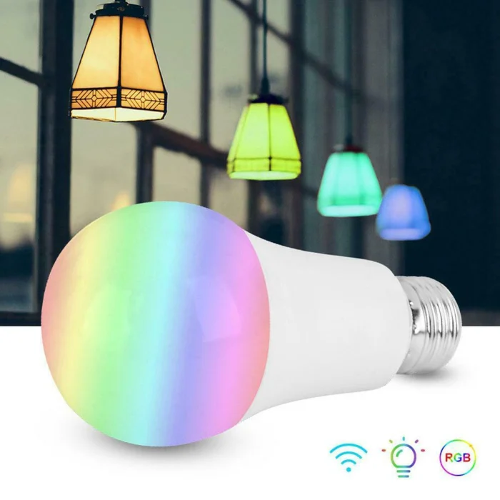 E27/B22/E14 Smart WiFi Светильник лампы светодиодный Красочные лампы для Alexa Google Home HVR88