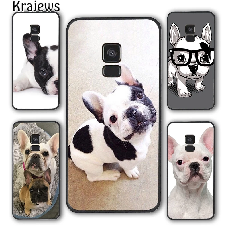 Потрясающий чехол krajew для телефона с французским бульдогом Samsung Galaxy S5 S6 S7 edge S8 S9 S10