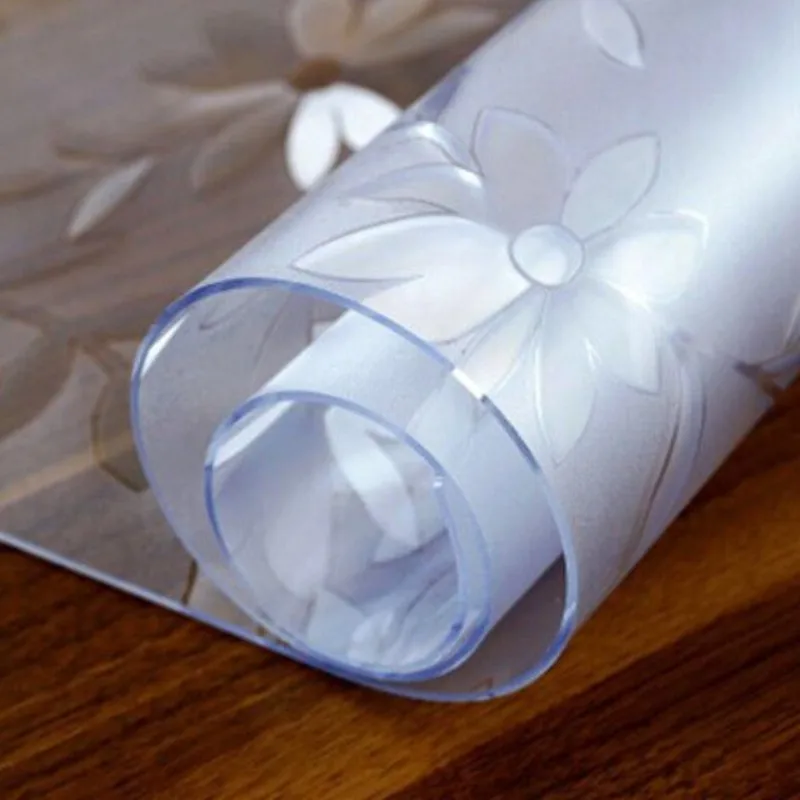WOLTU Nappe Transparente Imperméable. Film de Protection pour Table en PVC.  Épaisseur 1mm. 70x110cm