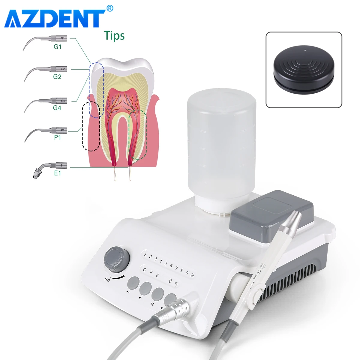 Dental Wireless Control Ultrasonic Scaler Scaling Perio Endo Function