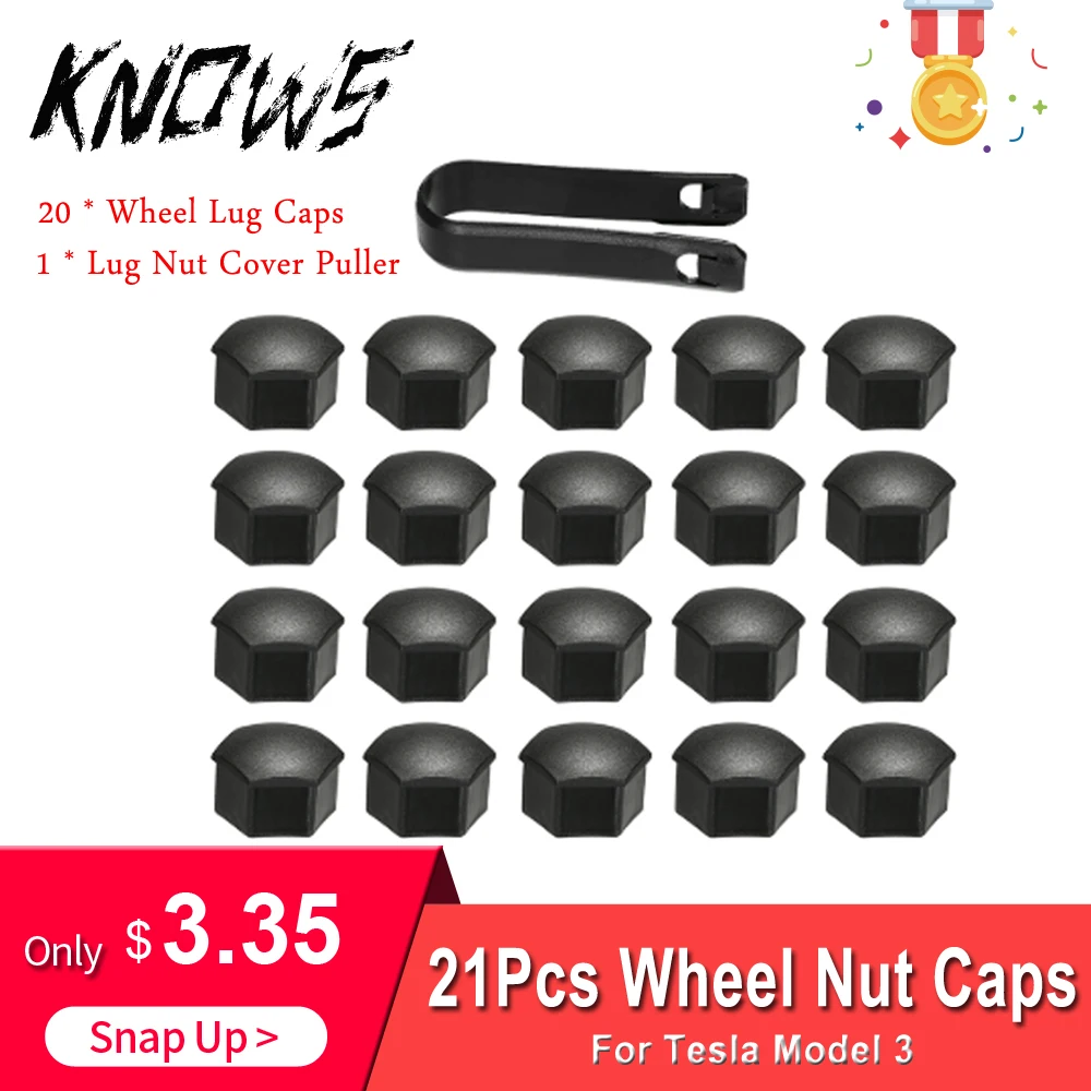 21 шт. колпачки на Колесные гайки Tesla Model 3|Гайки и болты| |