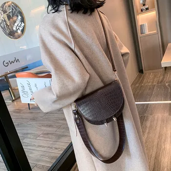 

2019 New Fashion Plush Satchel Casual Wild Simple Shoulder Messenger Bag Leather Bags Women Malas De Senhora#SW