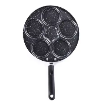

5 Holes Eggs Frying Pot Omelet Pan Non-stick Egg Pancake Steak Omelette Maker
