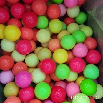 

300pcs/carton mixed color golf ball for promotion putt practice and mini golf