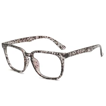 Корейский ретро ультра-светильник, очки, поликарбонат, квадратная полная оправа, унисекс, новые дикие очки для чтения, модные, повседневные, без градусов, очки для чтения