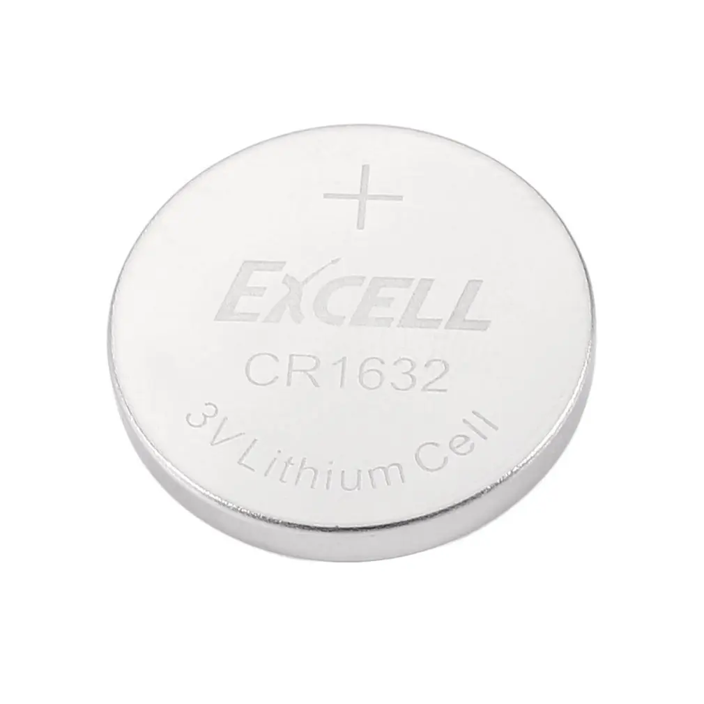 5 шт./компл. EXCELL 3V литиевые плоские батареи CR1632 батарея для монет для дистанционного управления и кухонные весы и беспроводная мышь